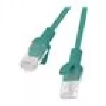 Sieťový patch kábel LANBERG Cat5e U/UTP, RJ-45–RJ-45, 30 m, zelený