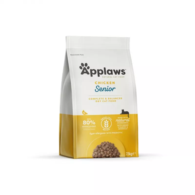 APPLAWS Senior Chicken - suché krmivo pre mačky - 7,5kg