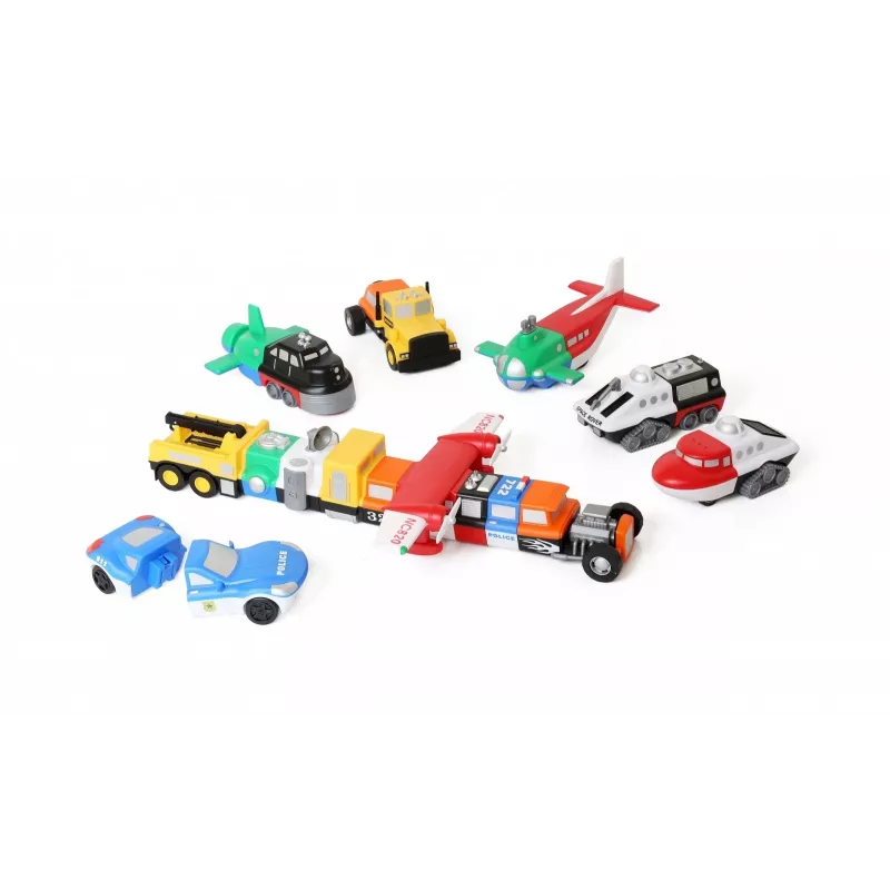 Sada vozidiel Popular Playthings Magnetic Mix or Match