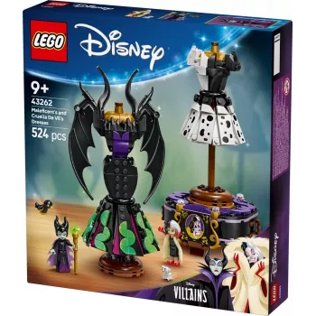 LEGO DISNEY 43262 Maleficentine a Cruella de Vil šaty