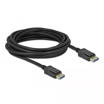 Delock - DisplayPort kábel - DisplayPort (M) na DisplayPort (M) - DisplayPort 2.0 - 3,0 m - podporuje 10K 60 Hz (10.240 x 4320) - čierny (80263)
