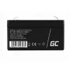 UPS batéria Green Cell AGM13, uzavretá olovená VRLA 6 V 1,3 Ah, 290 g, čierna