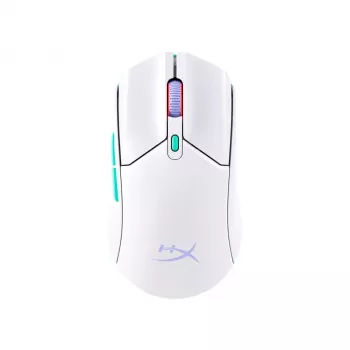 HyperX Pulsefire Haste 2 Core Wls - herná myš (biela/zelená/fialová)