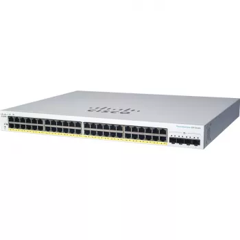 Spravovaný L2 Gigabit PoE switch Cisco CBS220-24P-4X — 24x 10/100/1000 RJ‑45, 4x SFP+, 128 Gbit/s, 8192 MAC
