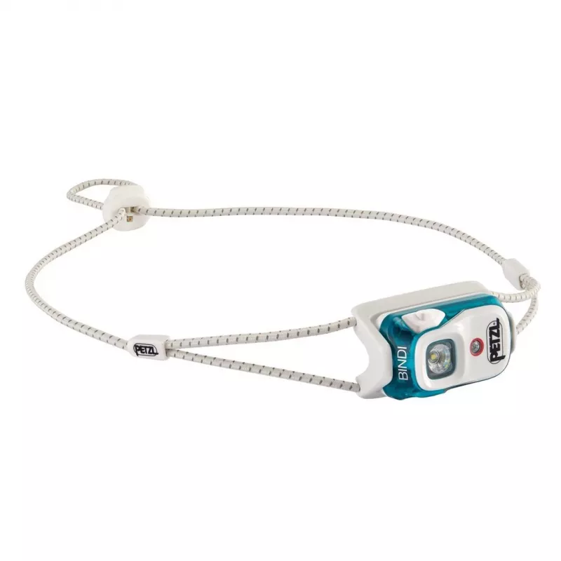Petzl Bindi Teal, biela čelová lampa LED