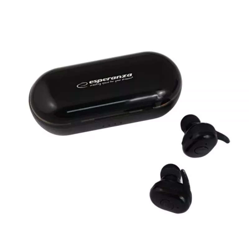 Esperanza TWS CARDERA slúchadlá bezdrôtové in-ear hovory/hudba Bluetooth čierne