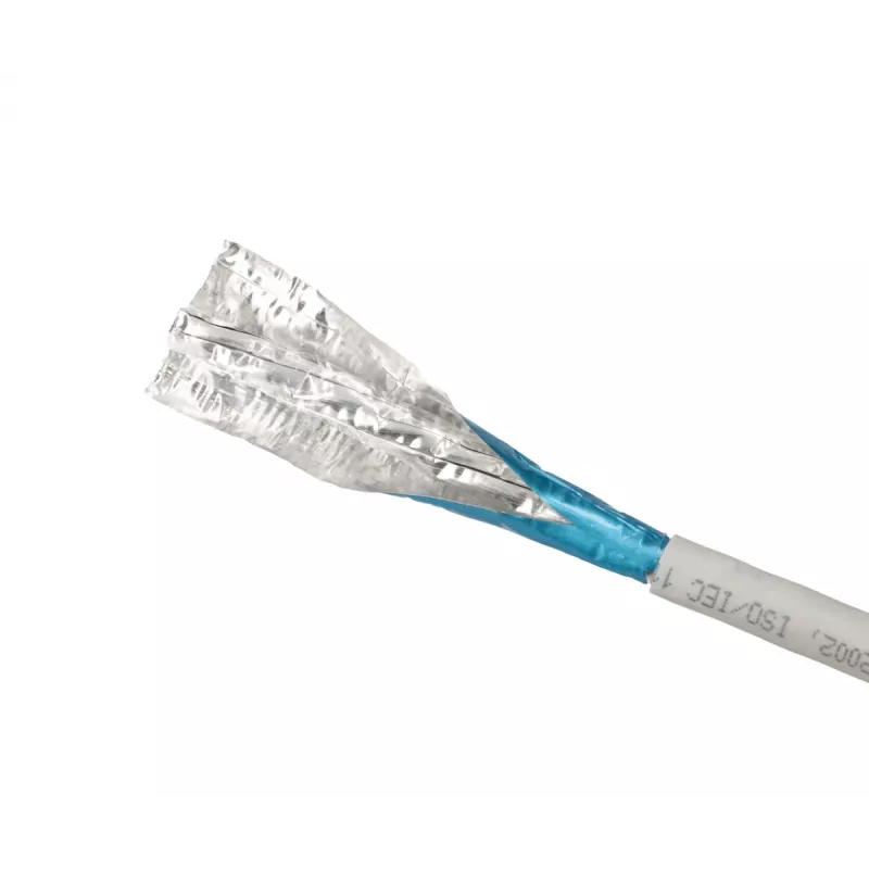 Sieťový kábel Extralink Twisted-Pair CAT6A FTP (F/FTP) V2 Indoor 500M sivý