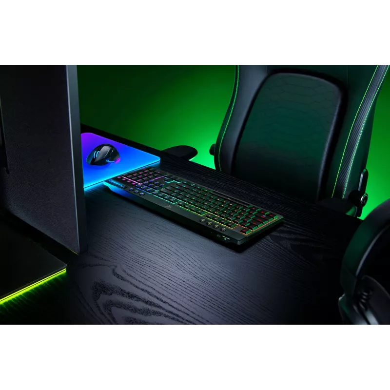 Herná klávesnica Razer BlackWidow V4 Low-profile Wireless – mechanické low-profile klávesy, Bluetooth a 2,4 GHz