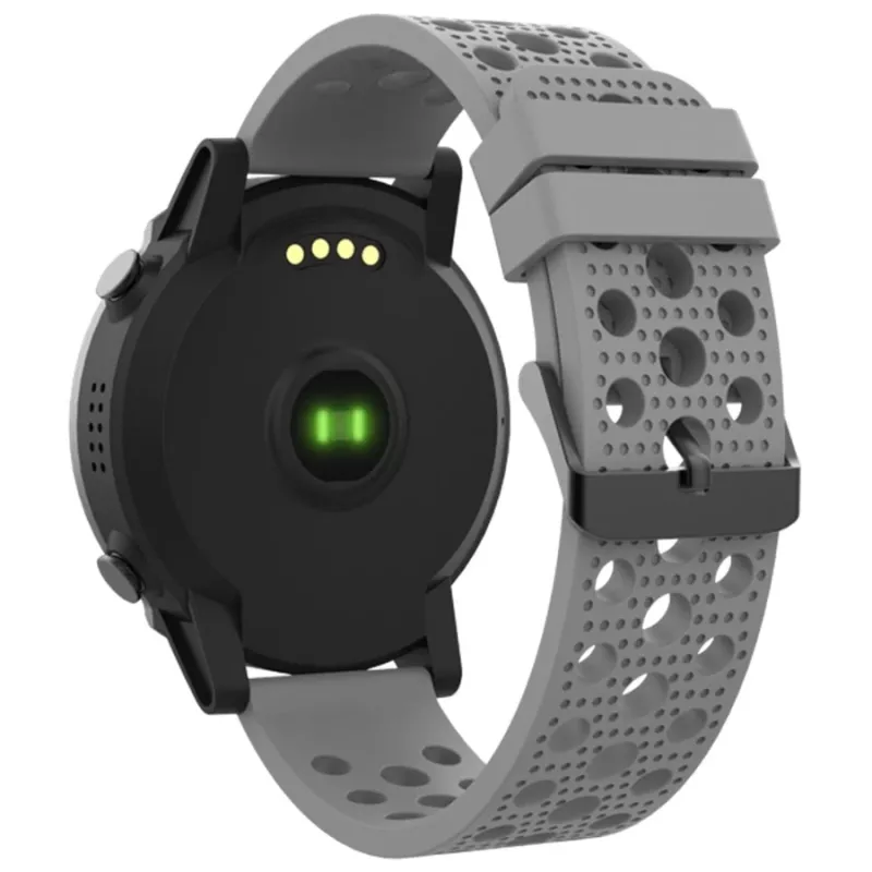 Denver SW-660 GPS smartwatch, 1,3" AMOLED, sivý remienok