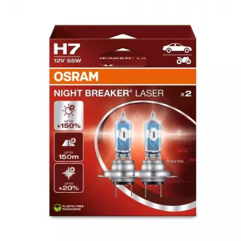 Osram Night Breaker Laser H7 12 V 55 W, 2 ks
