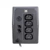 UPS ORVALDI I650 0,6 kVA (360 W) s LCD displejom a USB, 4x výstup IEC
