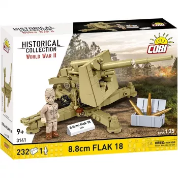 Cobi stavebnica z kociek 8,8 cm Flak 18 – 232 dielov, mierka 1:35