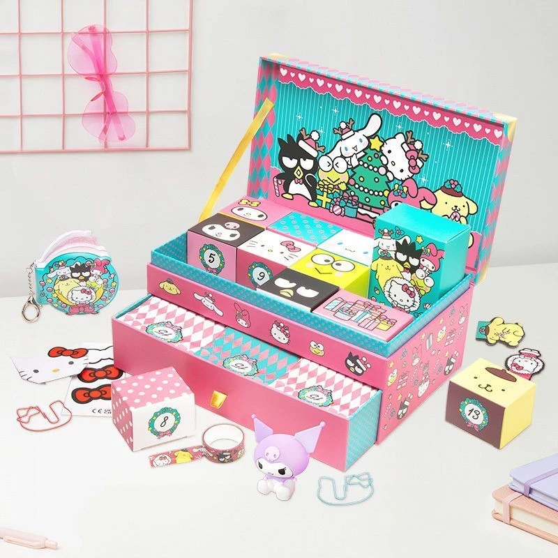Adventný kalendár v úložnej krabici Paladone Hello Kitty model PP15340HKF
