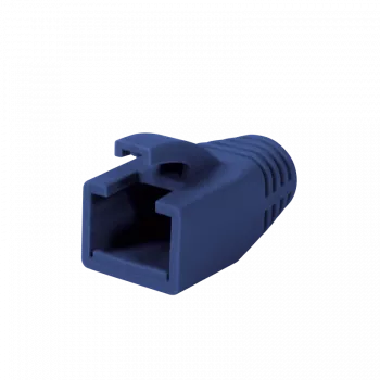 Logilink | priechodka na odľahčenie RJ45 konektora, 8,0 mm (50 ks) | MP0035B | modrá