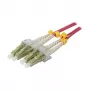 Optický 2-vláknový patch kábel 10 m LC-LC – 50/125 µm – OM4 – AD=2 mm – Synergy 21