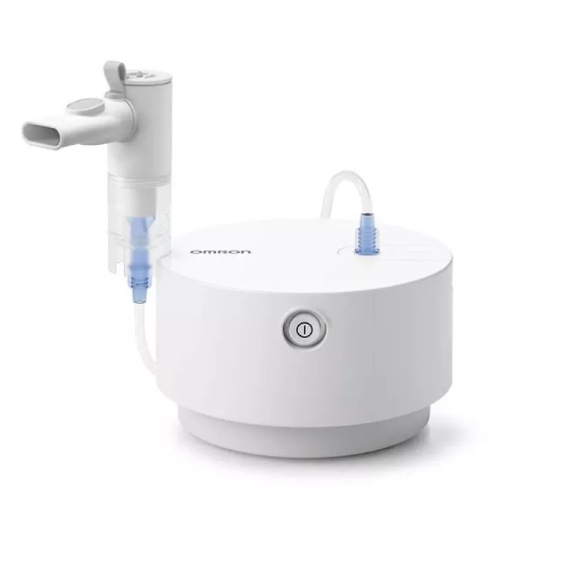 Omron C28P NE-C105-E nebulizér, 2,65 µm MMAD, 0,5 ml/min, biely