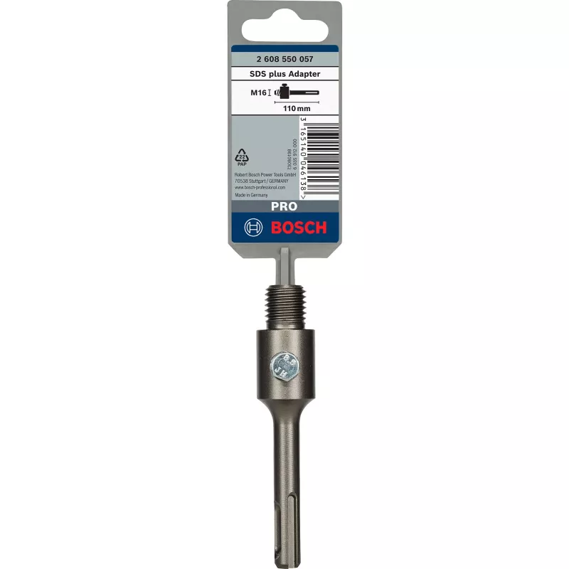 Bosch adaptér so stopkou SDS-plus pre korunkové vrtáky M16, 105 mm