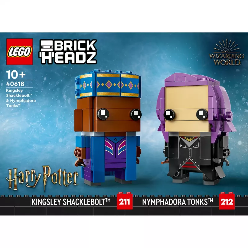 Lego Brickheadz Harry Potter 40618 Kingsley Shacklebolt a Nymphadora Tonks