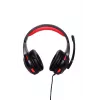 Káblový herný headset GEMBIRD GHS-U-5.1-01 — Over-Ear, podpora 5.1, 20–20 000 Hz, 2 m kábel, červená/čierna