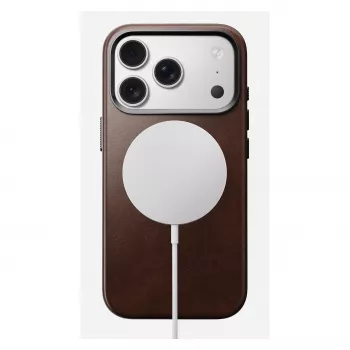 Puzdro na telefón Nomad Traditional Leather Case pre iPhone 17 Pro, koža-mikrovlákno, vhodné pre 6,3