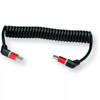 ROLINE USB 2.0 špirálový nabíjací kábel C-C samec/samec 60W 1,5 m - kábel - digitálny/dátový (11.02.8350)