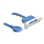 USB-3.0 kábel DeLOCK 82976 2 x USB 3.0-A 0,4 m