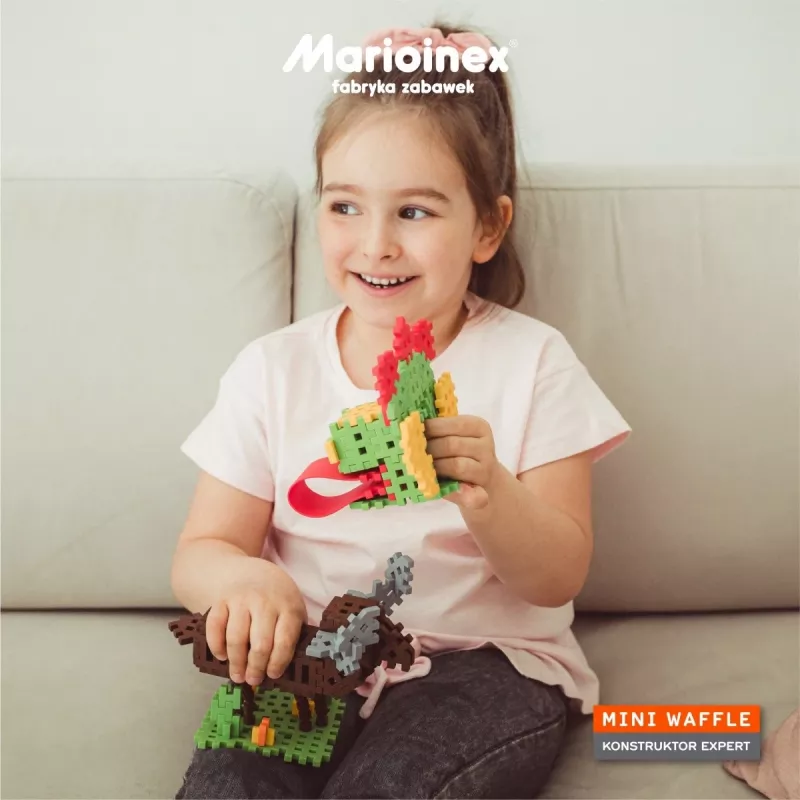 Marioinex Mini Waffle stavebnica Constructor Expert, 501 dielikov