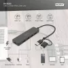 USB hub, Digitus, DA-70235, 4-portový, USB 3.2 Gen 1, Type-A a Type-C, 12000 Mbit/s