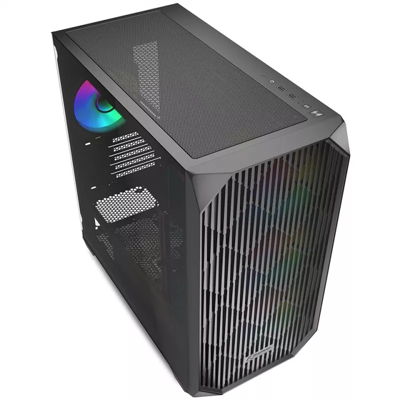Sharkoon MK3 RGB Micro Tower čierna