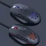 Lumi Legend WM03G-16 káblová myš, USB Type-A, optická, 7200 DPI, Juoda