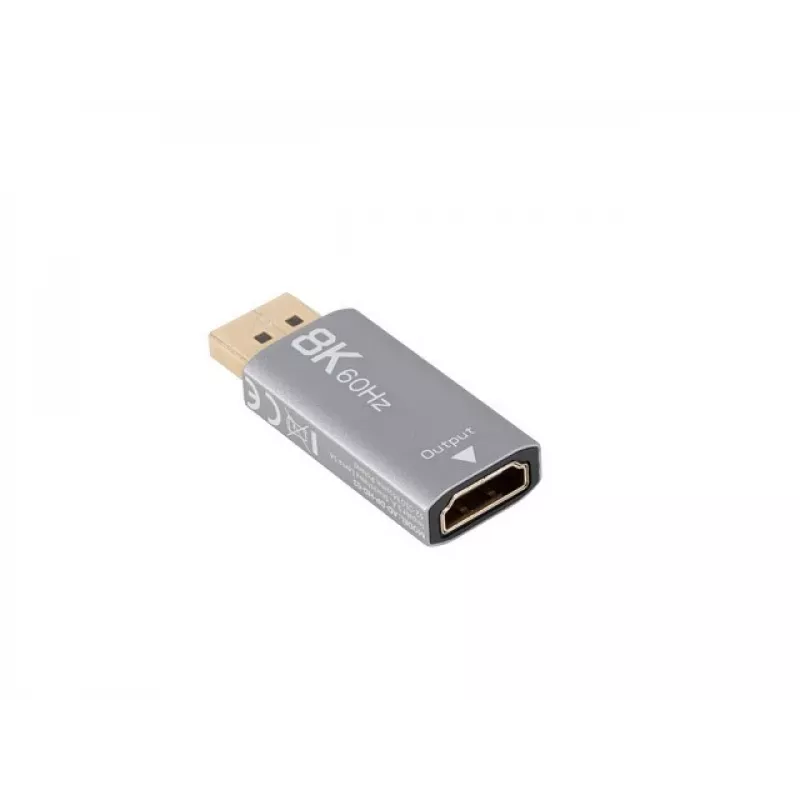 Lanberg AD-DP-HD-03 video káblový adaptér 0 m DisplayPort HDMI strieborný