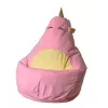 Jednorožec ružová XL 130 x 90 cm Sako bag pouf