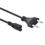 Maclean MCTV-809 Napájací kábel zástrčka EU na Figure-8 (C7), 1,5 m