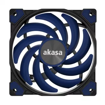 Ventilátor Akasa Alucia XS12 120 mm čierny modrý 700-2000 ot/min HDB