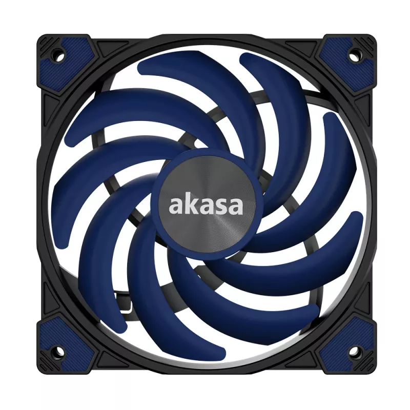 Ventilátor Akasa Alucia XS12 120 mm čierny modrý 700-2000 ot/min HDB