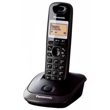 Panasonic KX-TG2511 DECT telefón čierny s zobrazením čísla volajúceho