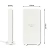 Qoltec 57013 všesmerová 4G LTE vnútorná anténa, 2x SMA, 0,6-2,7 GHz, 30 dBi, vertikálna polarizácia, 50 Ω, biely ABS