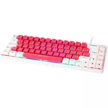 GAMIAC TKL69G SF herná klávesnica, Kailh modrá - biela/červená