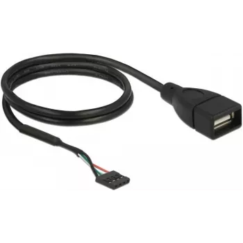 USB kábel DeLOCK 85671 0,6 m čierny