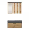 Topeshop GAR PARMA ANT/ART skriňa do predsiene