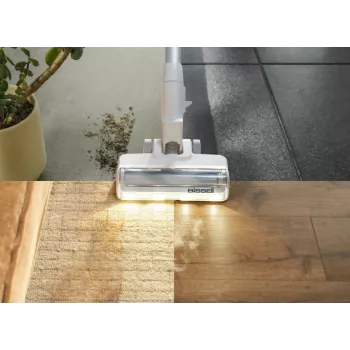 Bissell tyčový vysávač | PowerClean | akumulátorový | 200 W | výdrž (max.) 40 min | teplá biela/sivá/lesklá strieborná