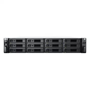 Synology RackStation RS2423+ NAS/Storage server Rack (2U) Ryzen Embedded V1780B 8 GB DDR4 0 TB DiskStation Manager čierna, sivá