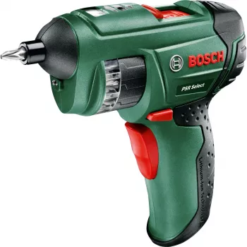 Bosch PSR Select, akumulátorový skrutkovač, pištoľová rukoväť, 240 ot/min, 5 mm, 3,5 N⋅m, 4,5 N⋅m