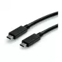 USB kábel ROLINE 11.02.9057 USB 3.2 Gen 2 1m USB C čierny