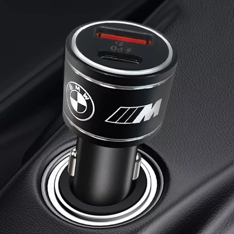 Auto nabíjačka 20W PD-QC 3.0 rýchle nabíjanie čierna