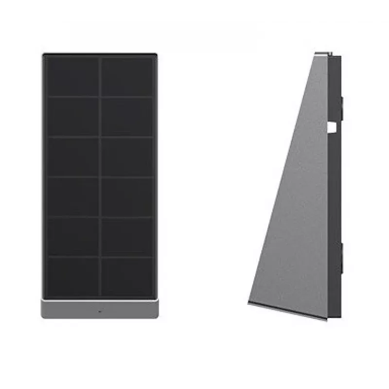 Batériový videozvonček EZVIZ EP3x Pro s dvojitým objektívom, strieborný, 3 MP + 2 MP