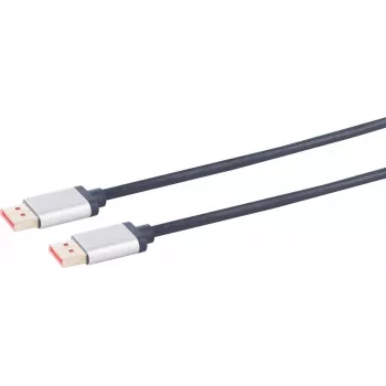 DisplayPort kábel ShiverPeaks 1,0 m – DisplayPort 1.4, dĺžka 1,0 m