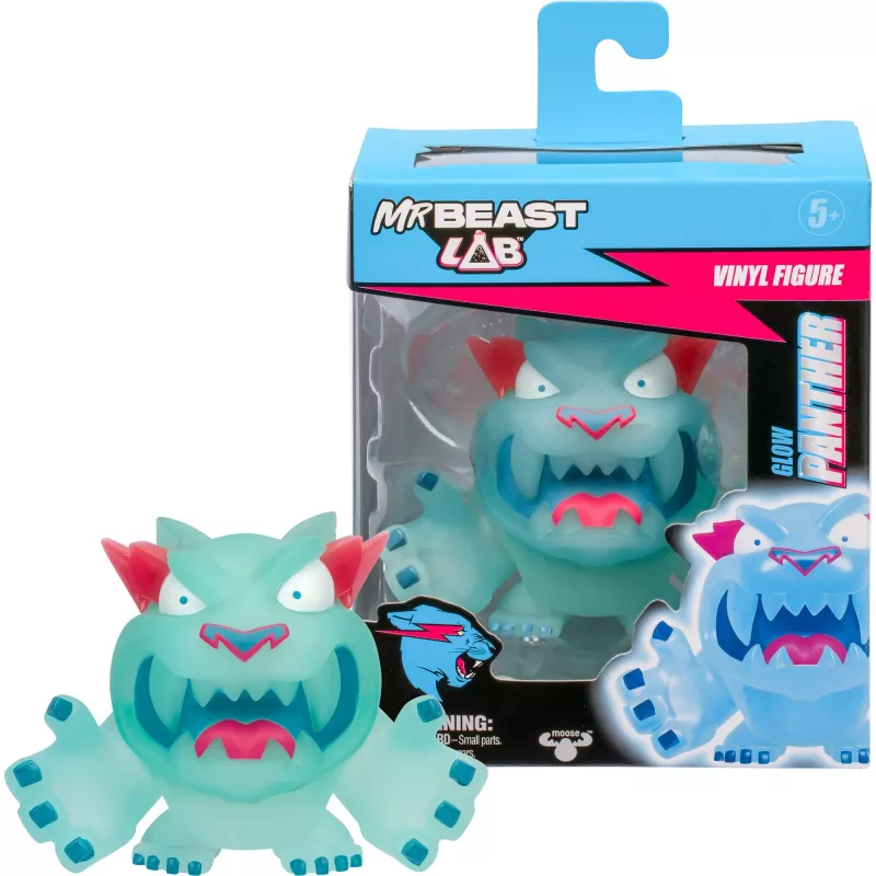 MrBeast Lab vinylové figúrky – Glow Panther, hracia figúrka