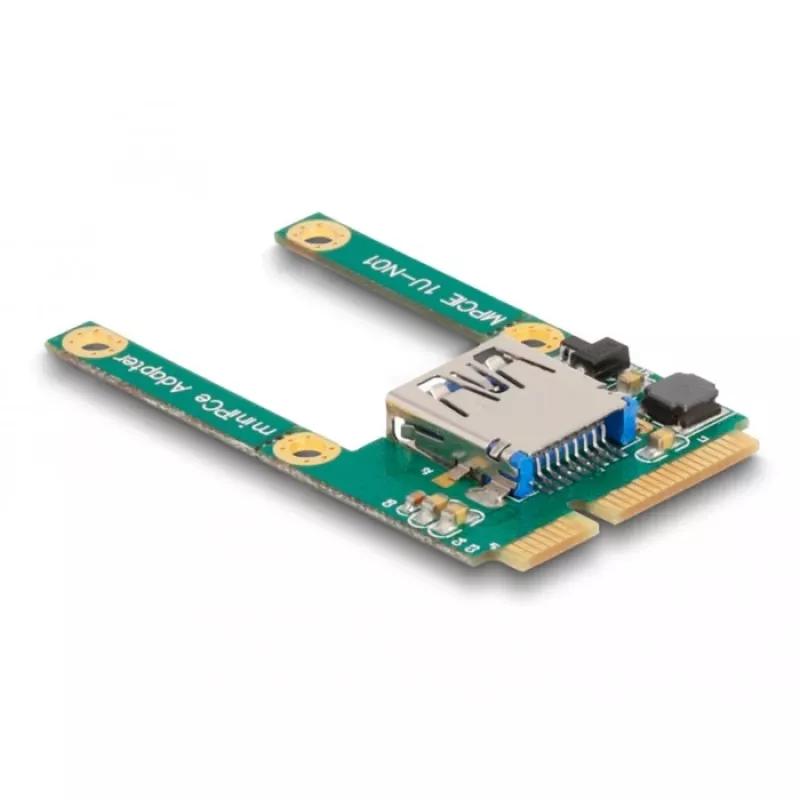 DeLOCK Mini PCIe I/O 1 x USB 2.0 Type-A konektor samica Full-Size Half-Size