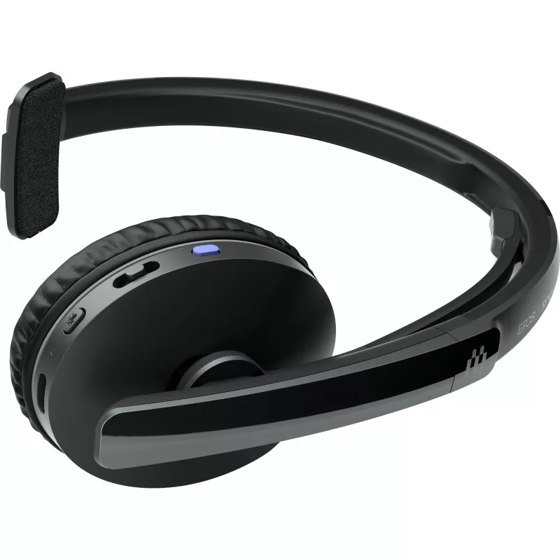 EPOS 1000896 cez uši headset Bluetooth mono čierny s potlačením hluku